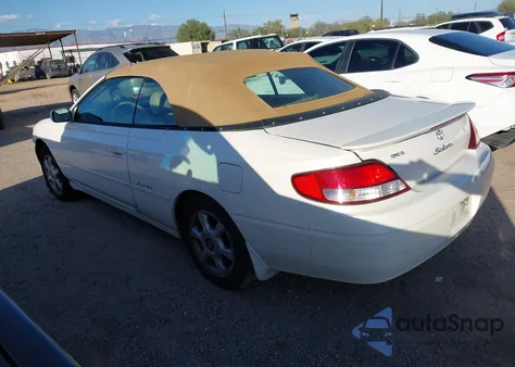 2000 Toyota Camry Solara Sle V6 from USA, damaged, VIN 2T1FF28P5YC804611